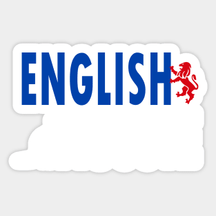 English Aussie (for dark backgrounds) Sticker